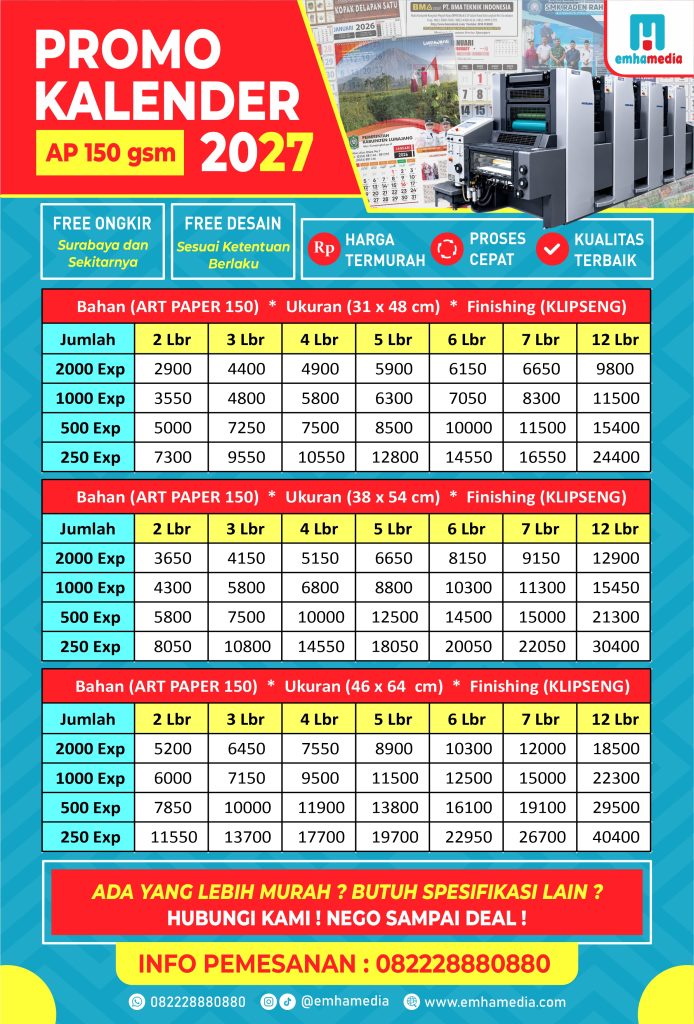 PROMO KALENDER 2027 AP150